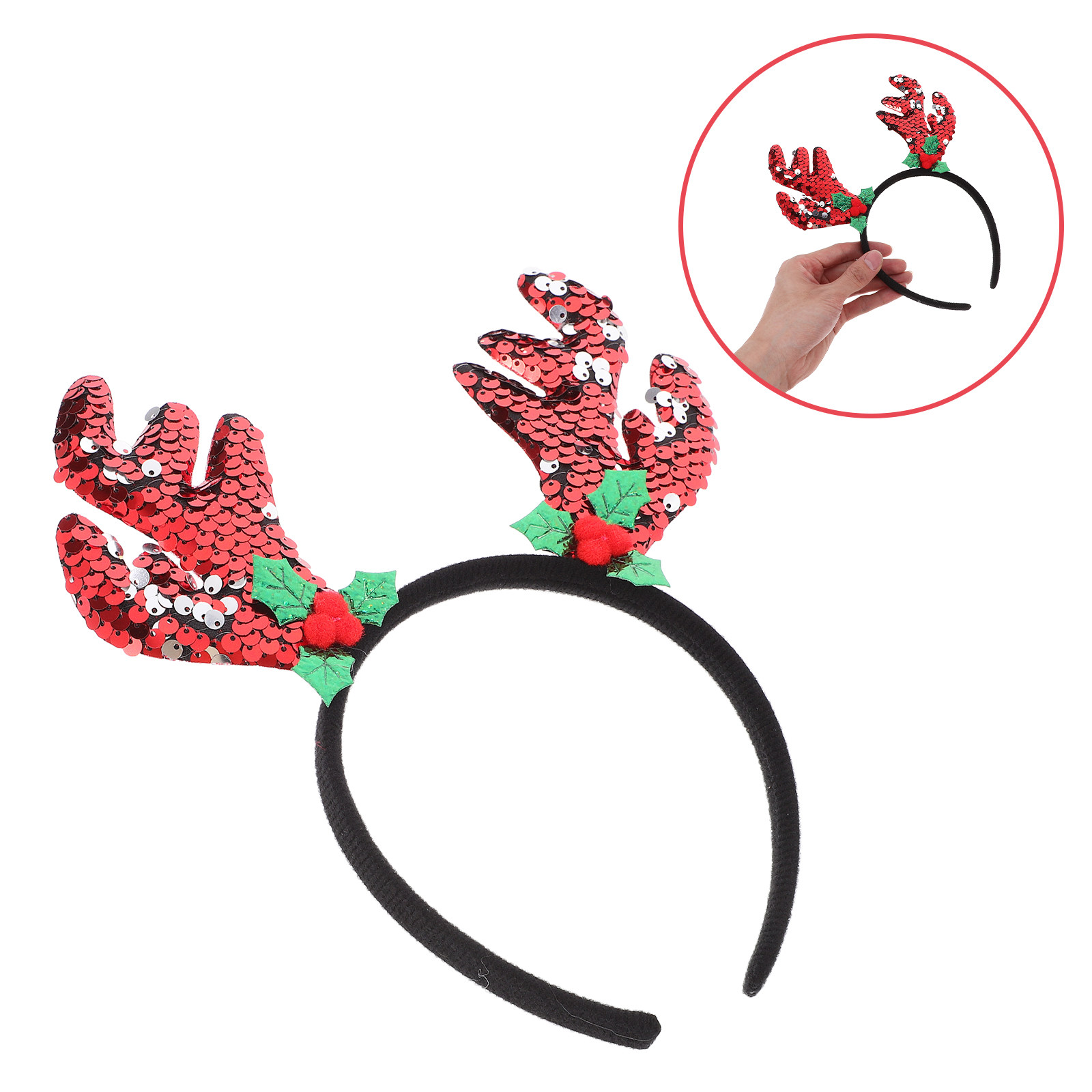 Reindeer Antlers Headband - Tiara de Chifres de Rena para