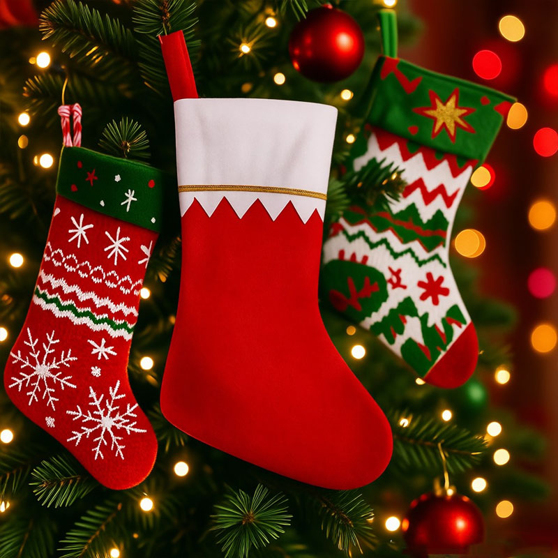 Christmas Stocking Hanging - Feriado natal meia lareira pendurado meia