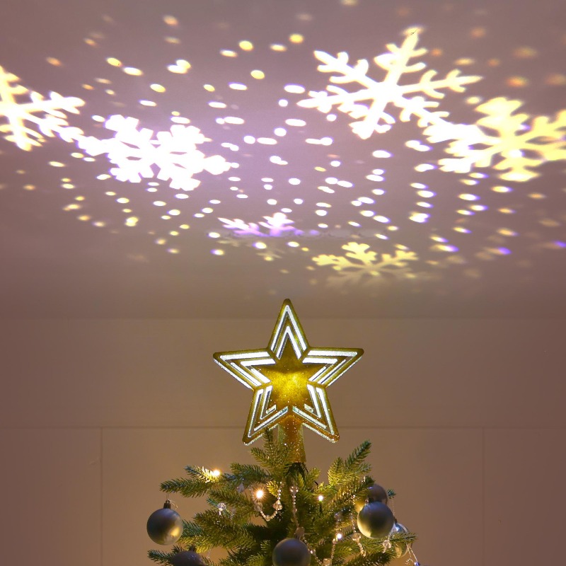 Star Tree Topper - Árvore de projeção led topper estrela