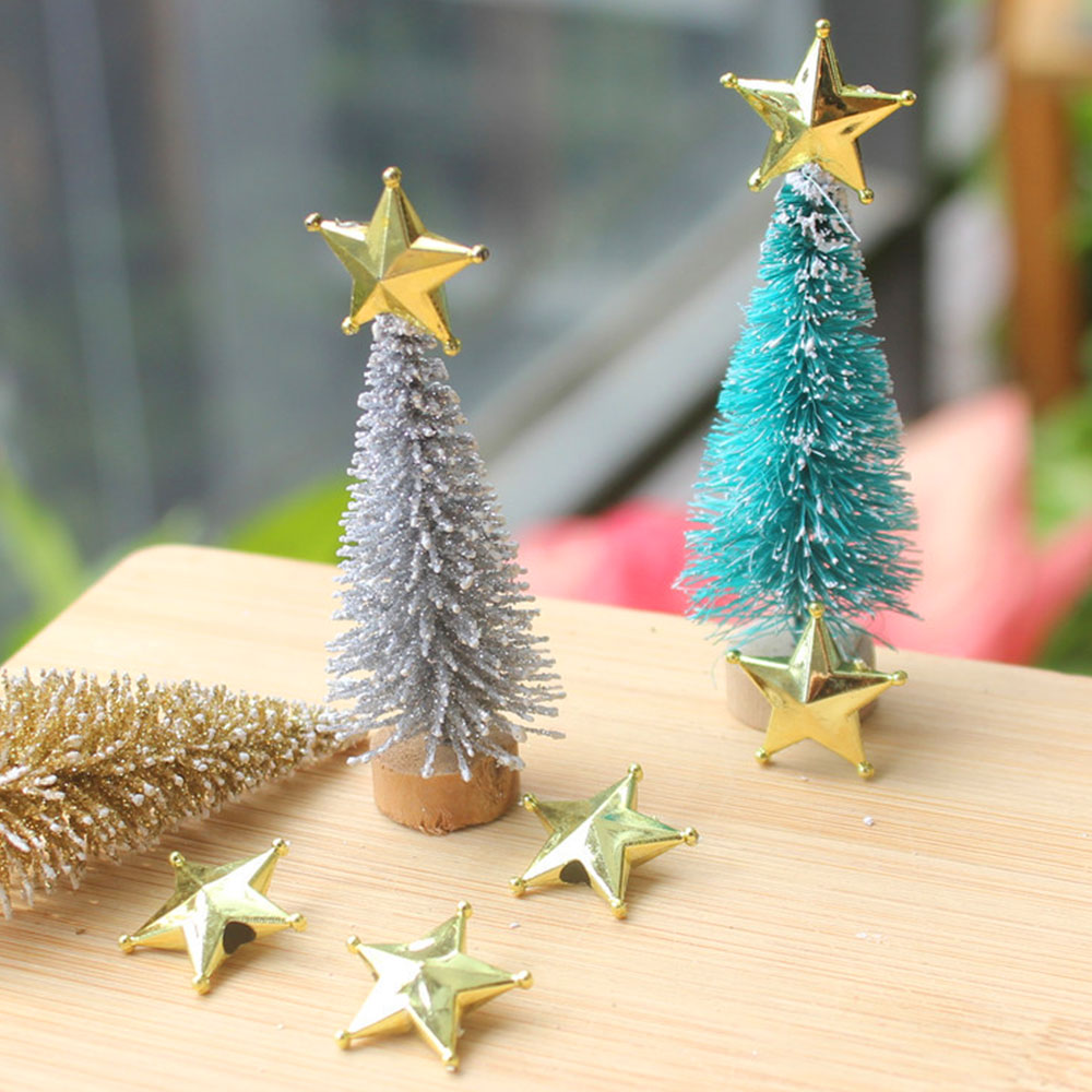 Star Tree Topper - 10 pçs 2 tamanhos diy estrela