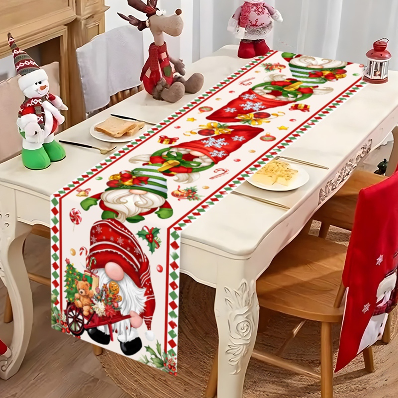 Christmas Table Runner - Natal corredor de mesa sem rosto
