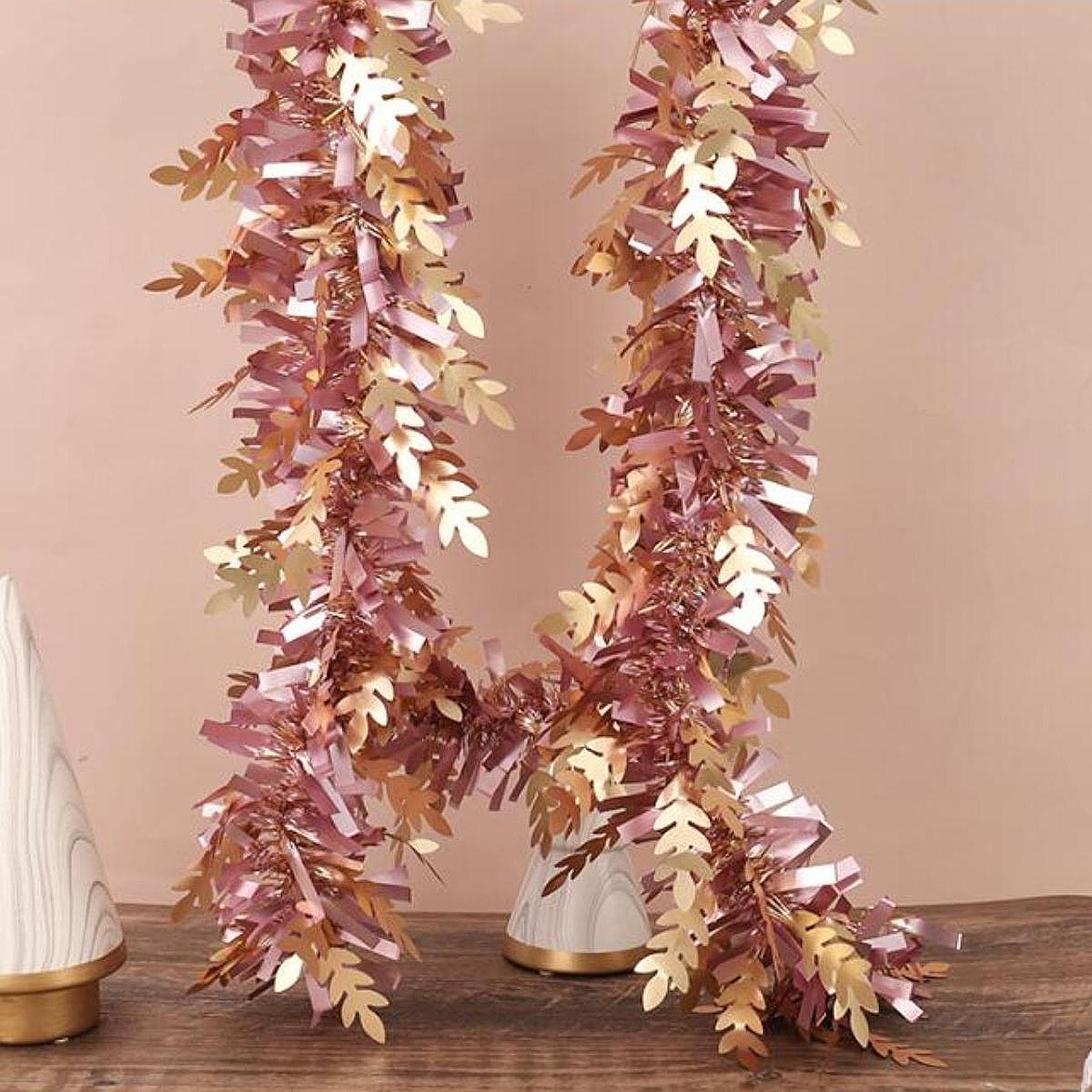 Tinsel Garland Decoration - Natal enfeites guirlanda decorativa brilhante natal