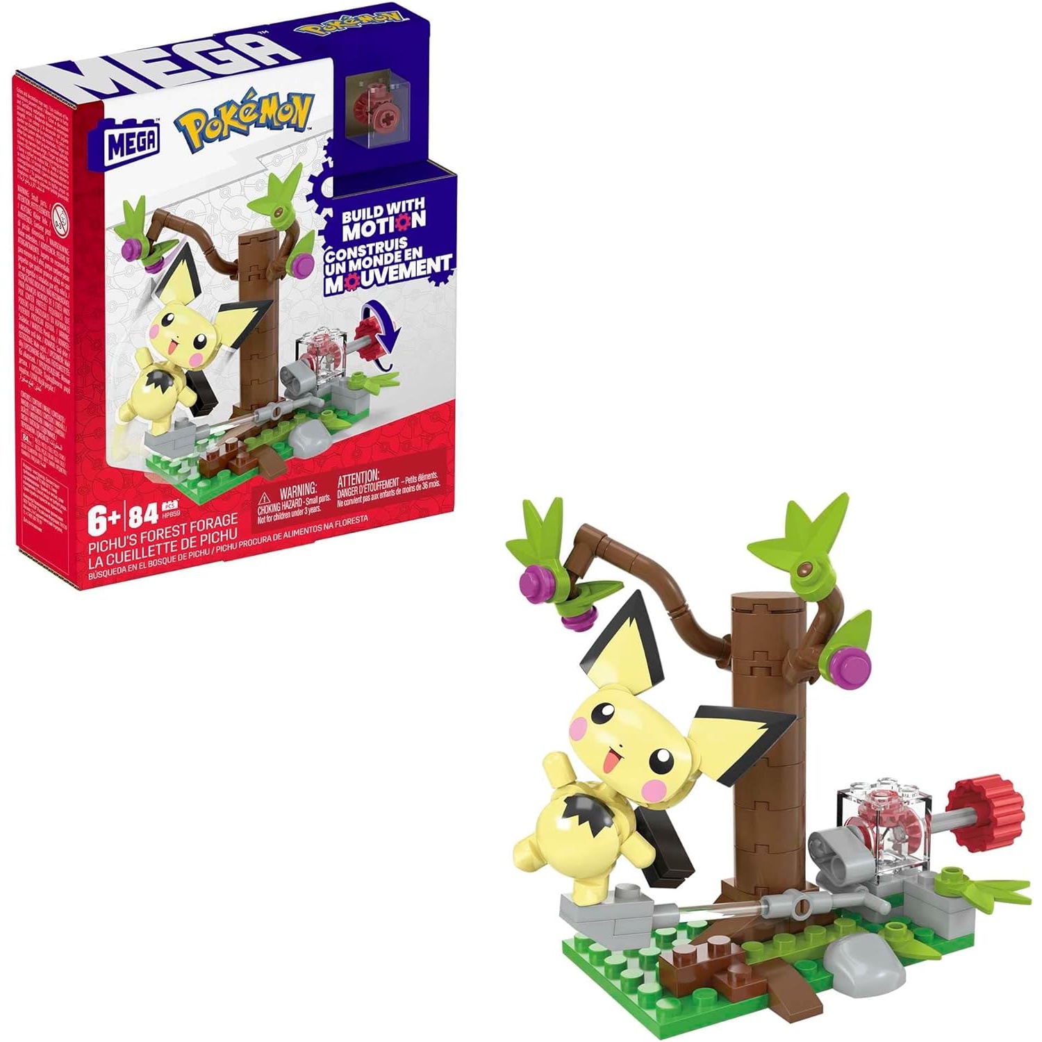 Lego Set Technic - Mega Pokemon Quest em Pichu Forest