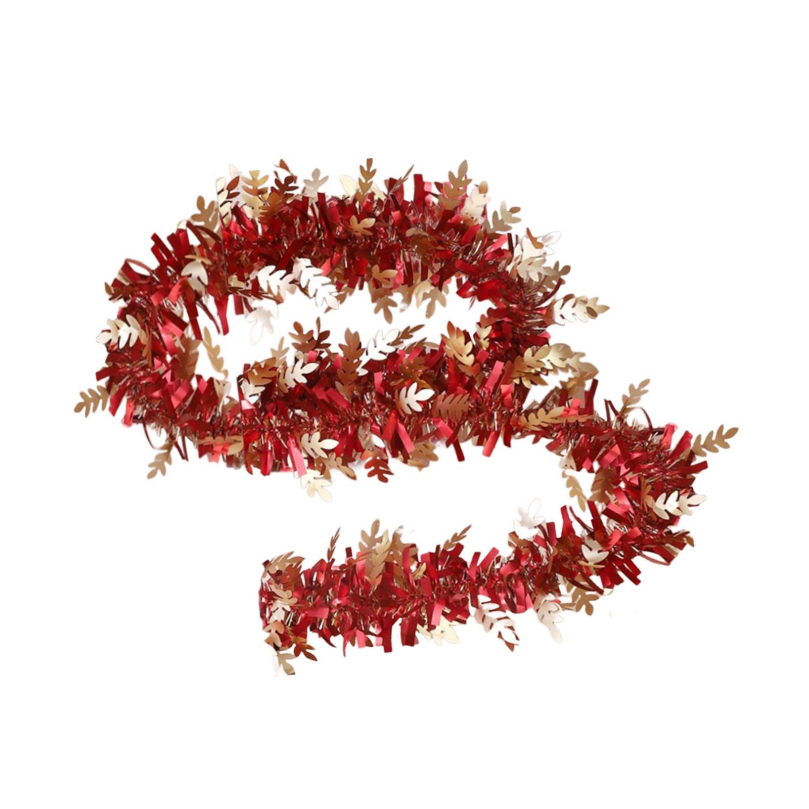 Tinsel Garland Decoration - Guirlanda de Natal de Fios Metálicos,