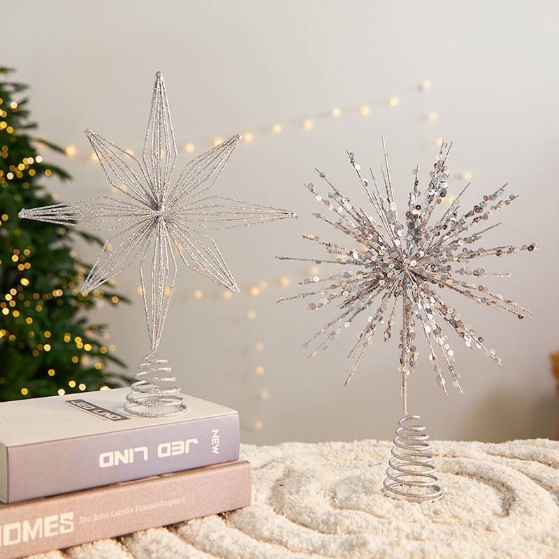 Star Tree Topper - 30cm árvore de natal toppers estrela