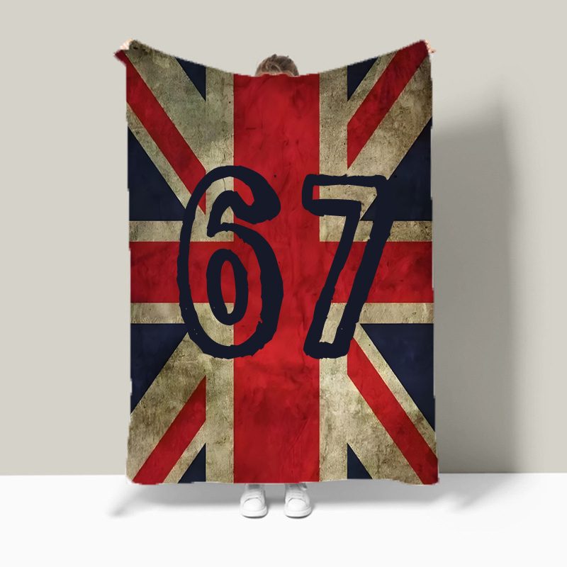 Christmas Throw Blanket - Union jack bandeira meme número 
