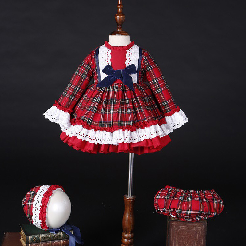 Christmas Throw Blanket - Vestido de Princesa Vintage Xadrez Vermelho