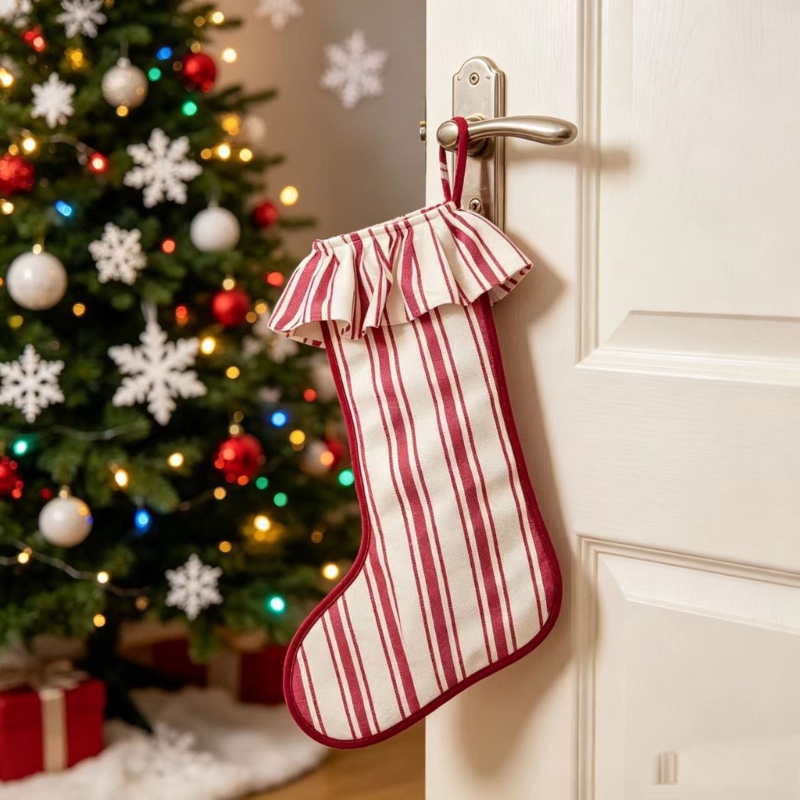 meia serapilheira texturizada  - Christmas Stocking Hanging avaliação e preço
