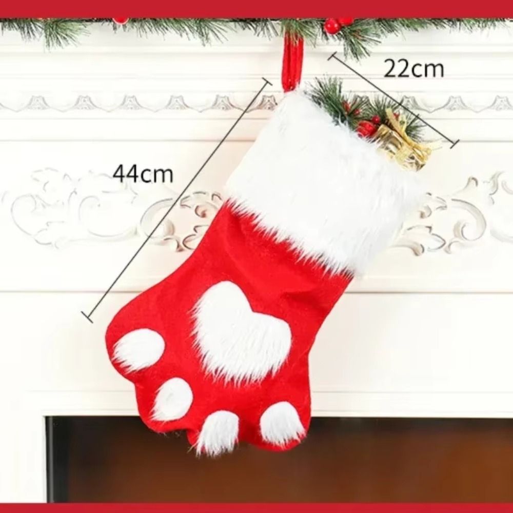 1/3/5/10PCS Bonita Meia de Nat - Christmas Stocking Hanging avaliação e preço