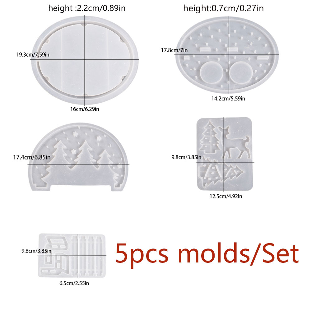 Moldes de Silicone para Suport - Holiday Candle Set avaliação e preço