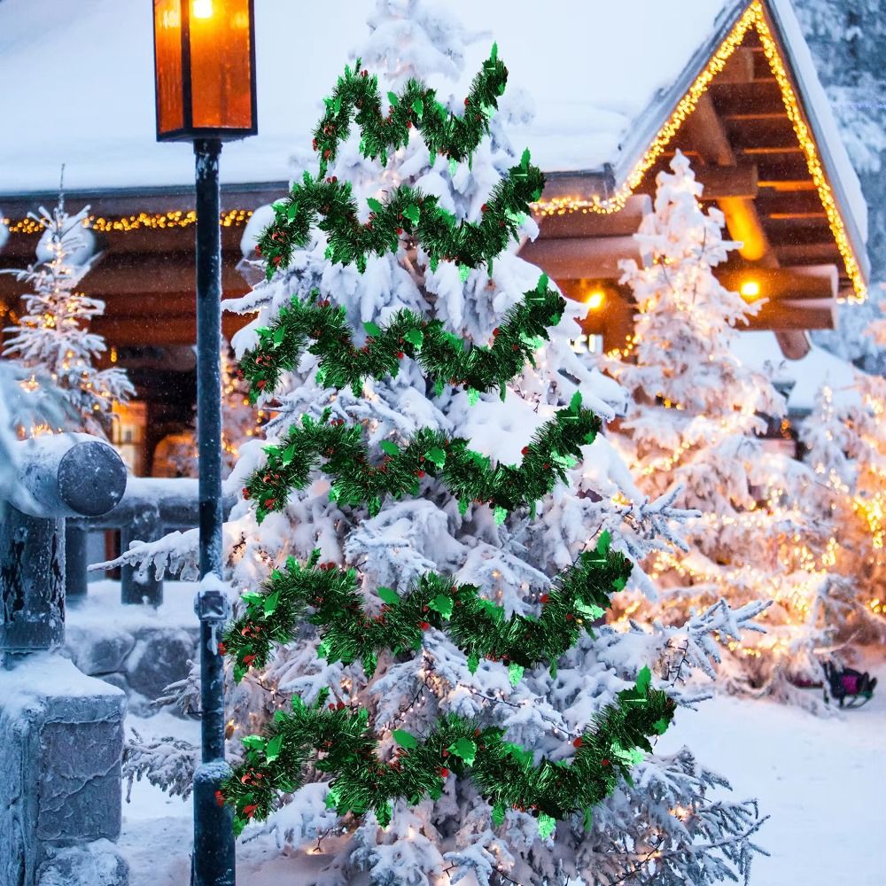 2 pçs reutilizável 2m guirland - Tinsel Garland Decoration avaliação e preço