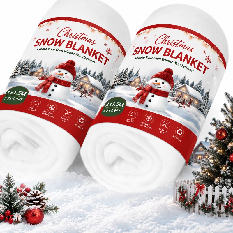 Tapete de Neve Artificial, Cob - Christmas Throw Blanket avaliação e preço