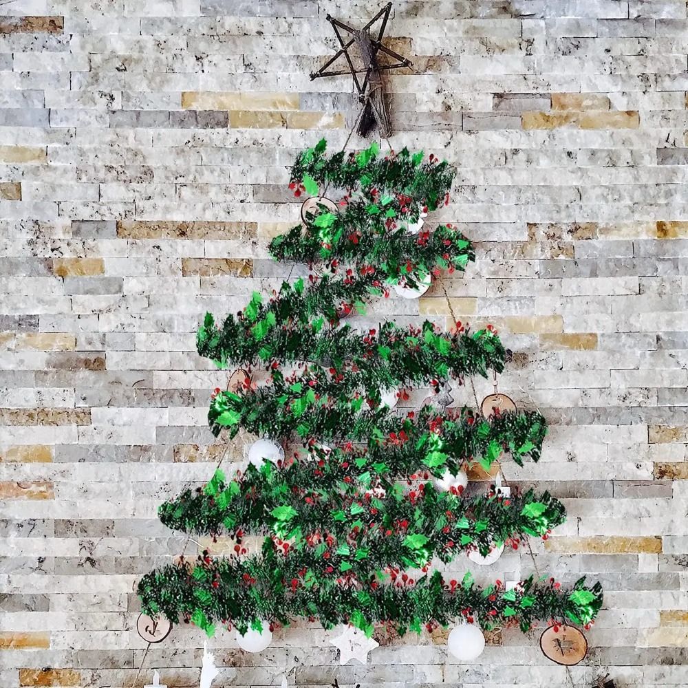 2 pçs reutilizável 2m guirland - Tinsel Garland Decoration avaliação e preço
