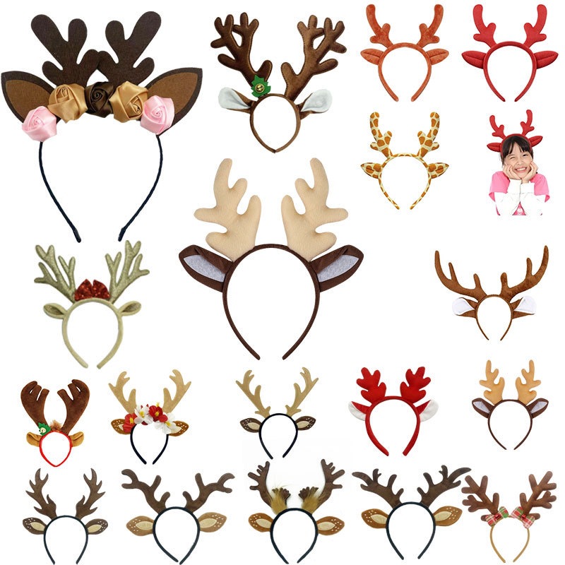 Conjunto de fantasia de rena,  - Reindeer Antlers Headband avaliação e preço