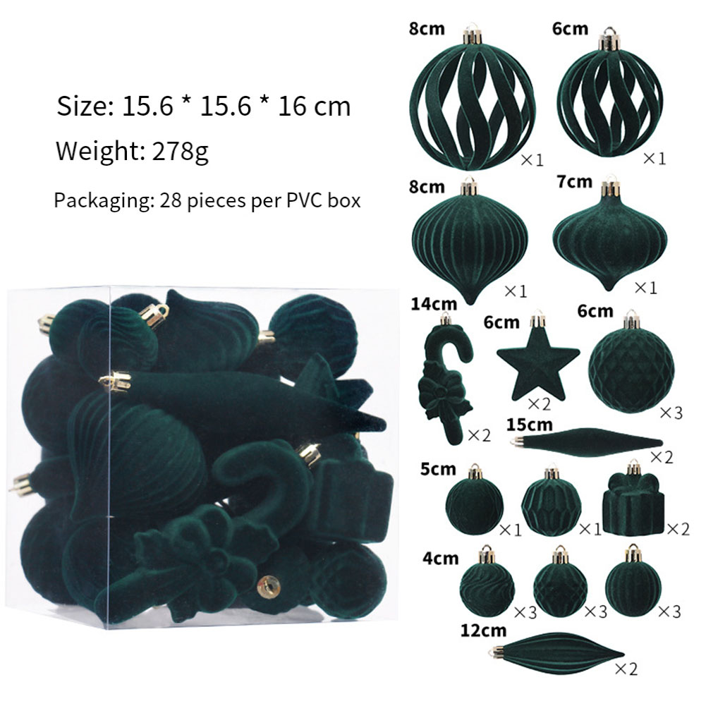    28 pçs bolas de natal enfe - Ornament Ball Set avaliação e preço
