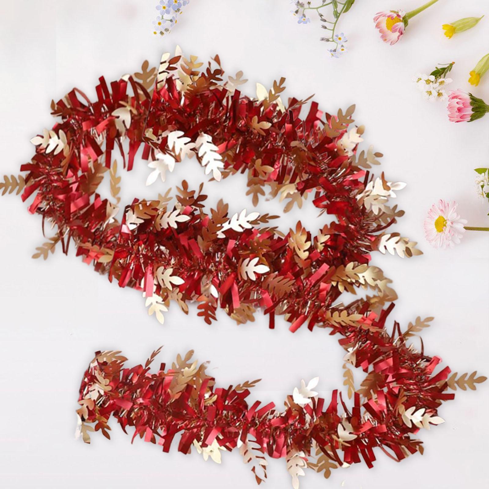 Guirlanda de Natal de Fios Met - Tinsel Garland Decoration avaliação e preço