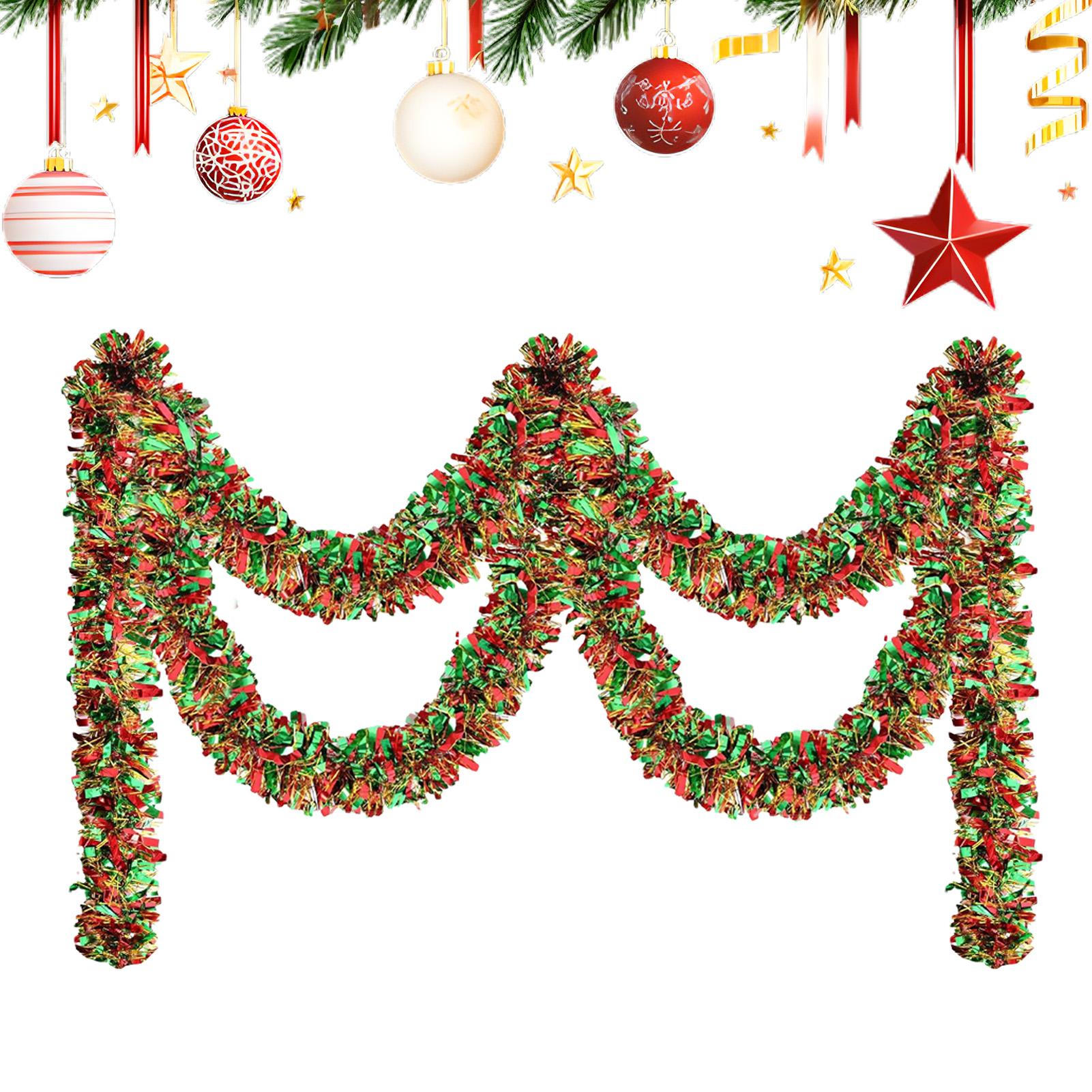 Guirlanda de enfeites de natal - Tinsel Garland Decoration avaliação e preço