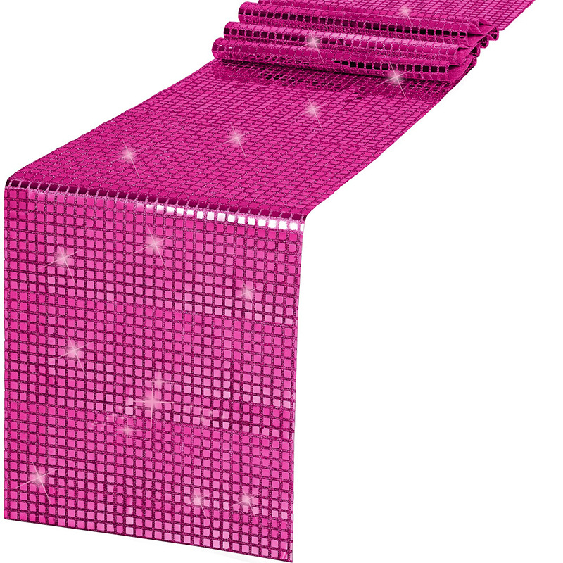 Toalha de mesa metálica espelh - Christmas Table Runner avaliação e preço