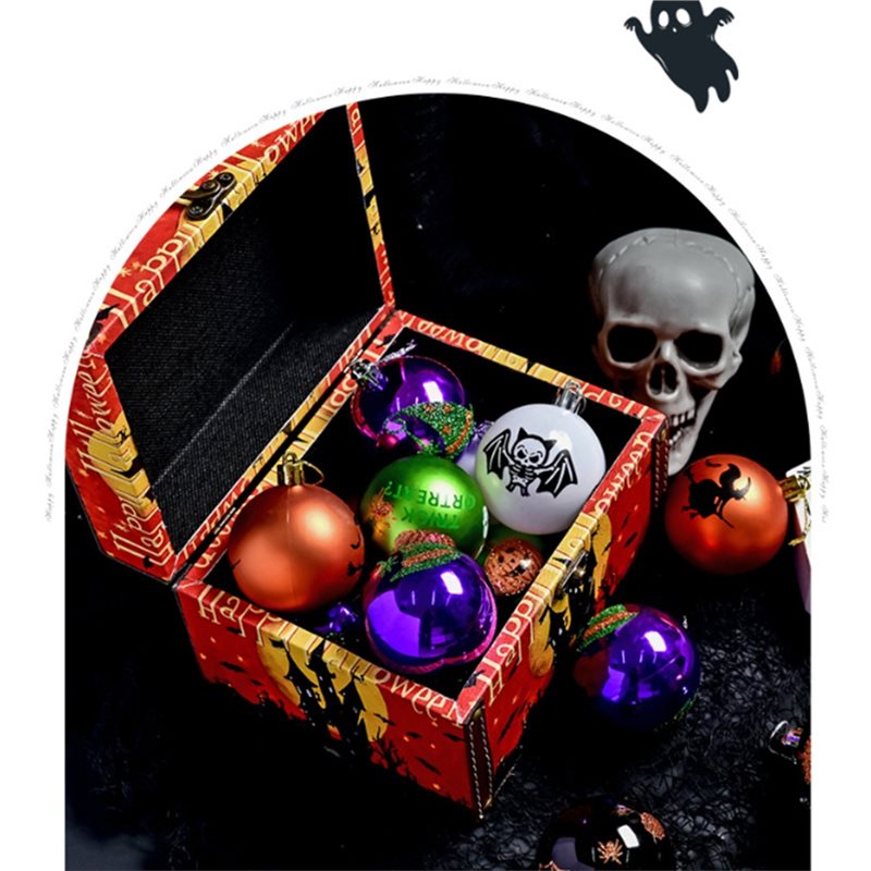 Conjunto de Enfeites de Hallow - Ornament Ball Set avaliação e preço