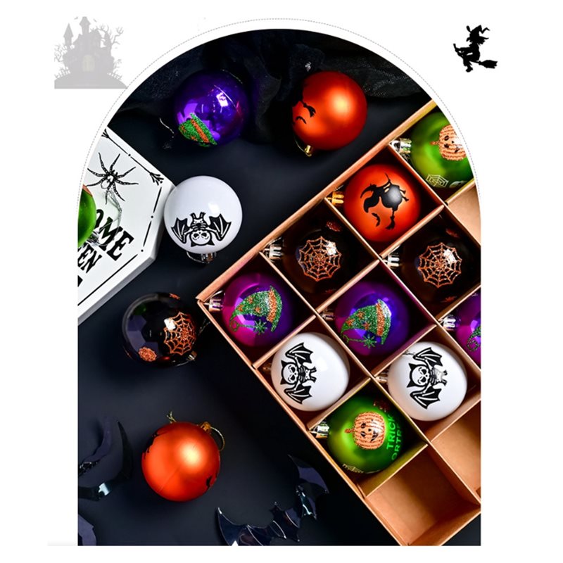 Conjunto de Enfeites de Hallow - Ornament Ball Set avaliação e preço