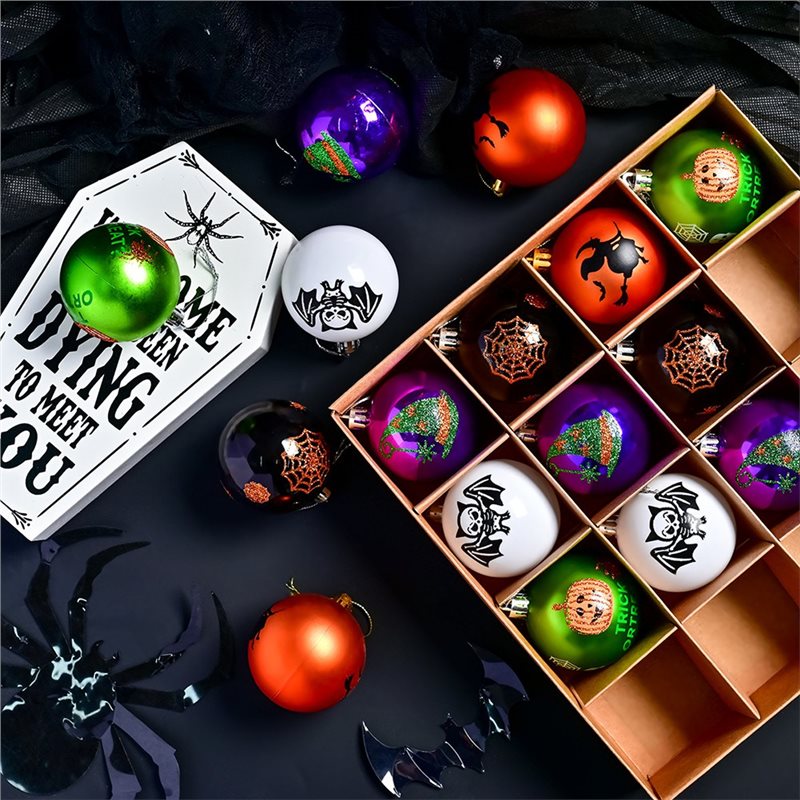 Conjunto de Enfeites de Hallow - Ornament Ball Set avaliação e preço