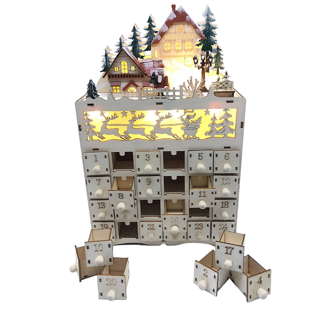 Calendário ornamento de madeir - Advent Calendar Gift avaliação e preço
