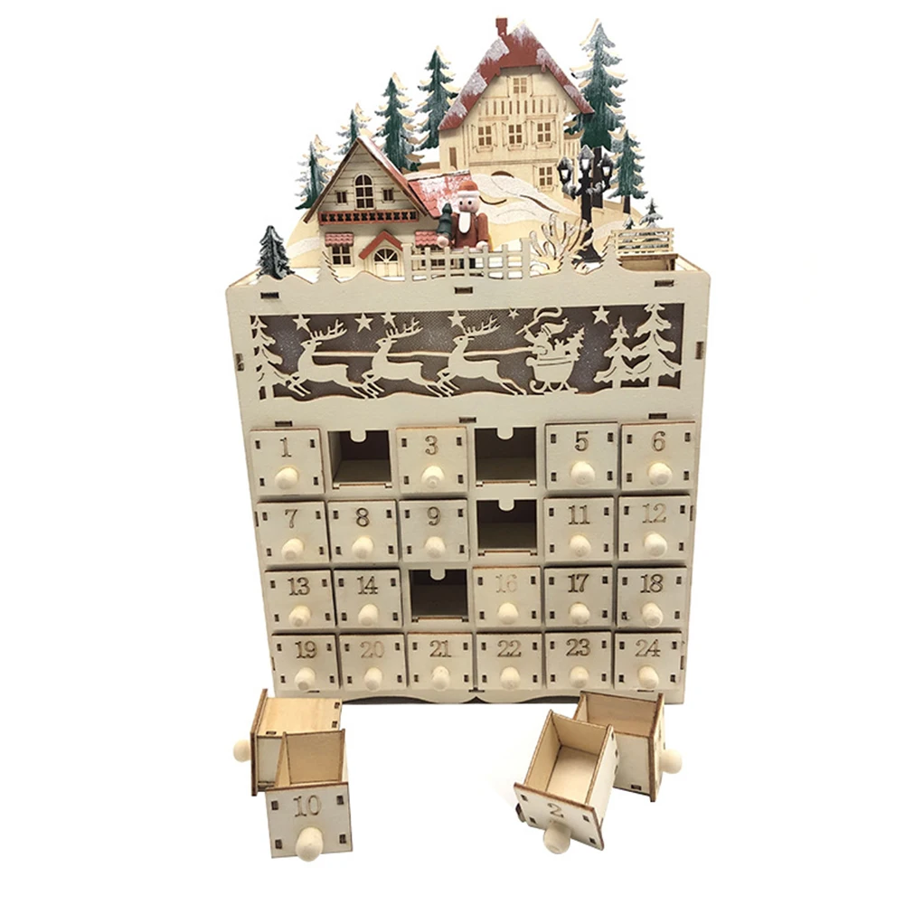 Calendário ornamento de madeir - Advent Calendar Gift avaliação e preço