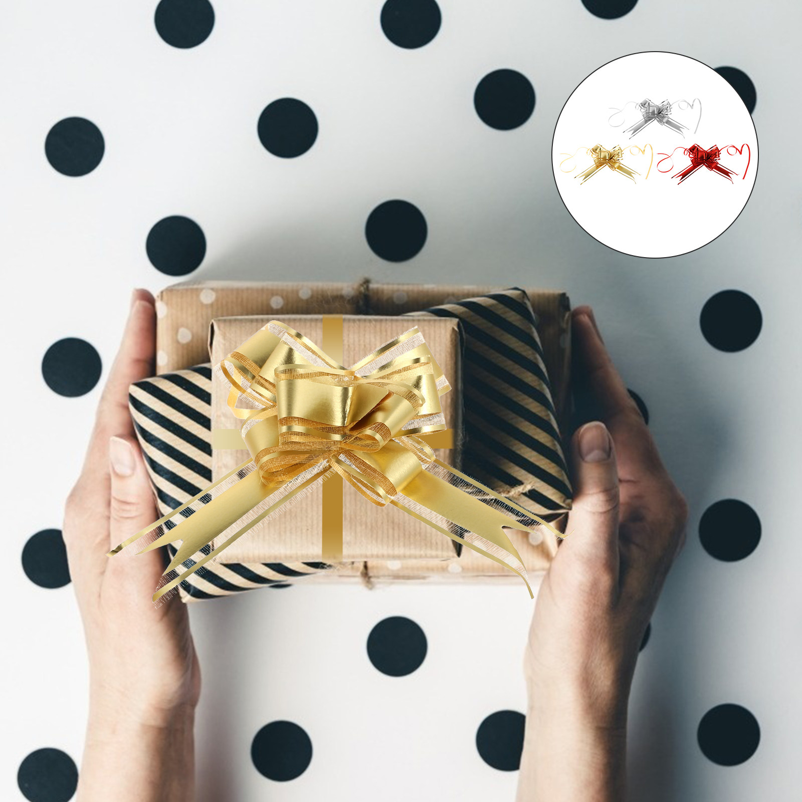 Conjunto de 30 Laços Decorativ - Gift Box Wrap Set avaliação e preço