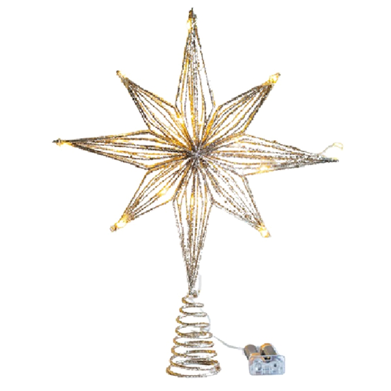 Estrela LED Árvore De Natal En - Star Tree Topper avaliação e preço